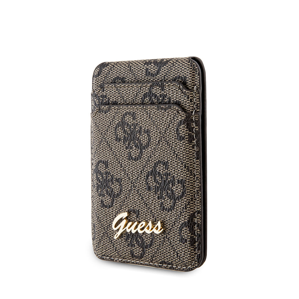 Guess Orjinal Lisanslı 4G Desenli Metal Script Logolu Magnetik Kartlık Guess Orjinal Lisanslı 4G Desenli Metal Script Logolu Magnetik Kartlık